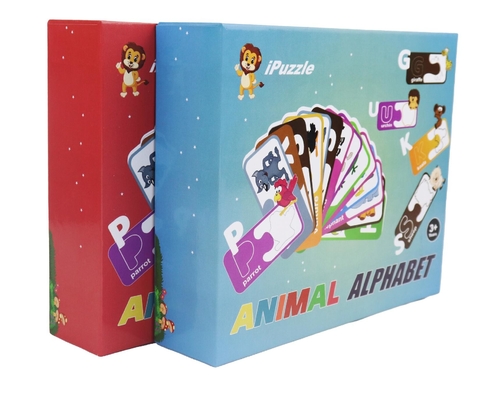 Eco ягнится карты на год 3+ - olds abc воспитательного бумажного алфавита мозаики животного соответствуя