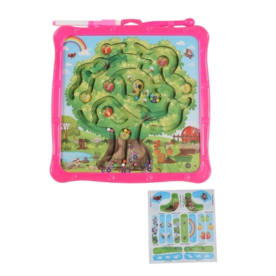 Игрушка чертежной доски головоломки лабиринта цвета яблони магнитная