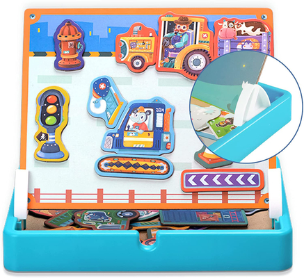Игрушки мозаики Preschool детей магнитные проектируя корабли на возраст 4-8 40Pcs