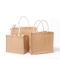 Многоразовые напечатанные сумки джута Tote сумка мешковины для упаковки посещения магазина бакалеи