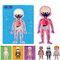 воспитательные магнитные игрушки мозаики человеческого тела 48pcs для 3 - летнего малыша