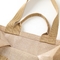 Большим органическим джут напечатанный бельем кладет хозяйственные сумки в мешки холста Tote