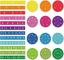 Магнитные кафельные части круга установили 156 частей 12 игрушки считать и математики кодирования по цвету